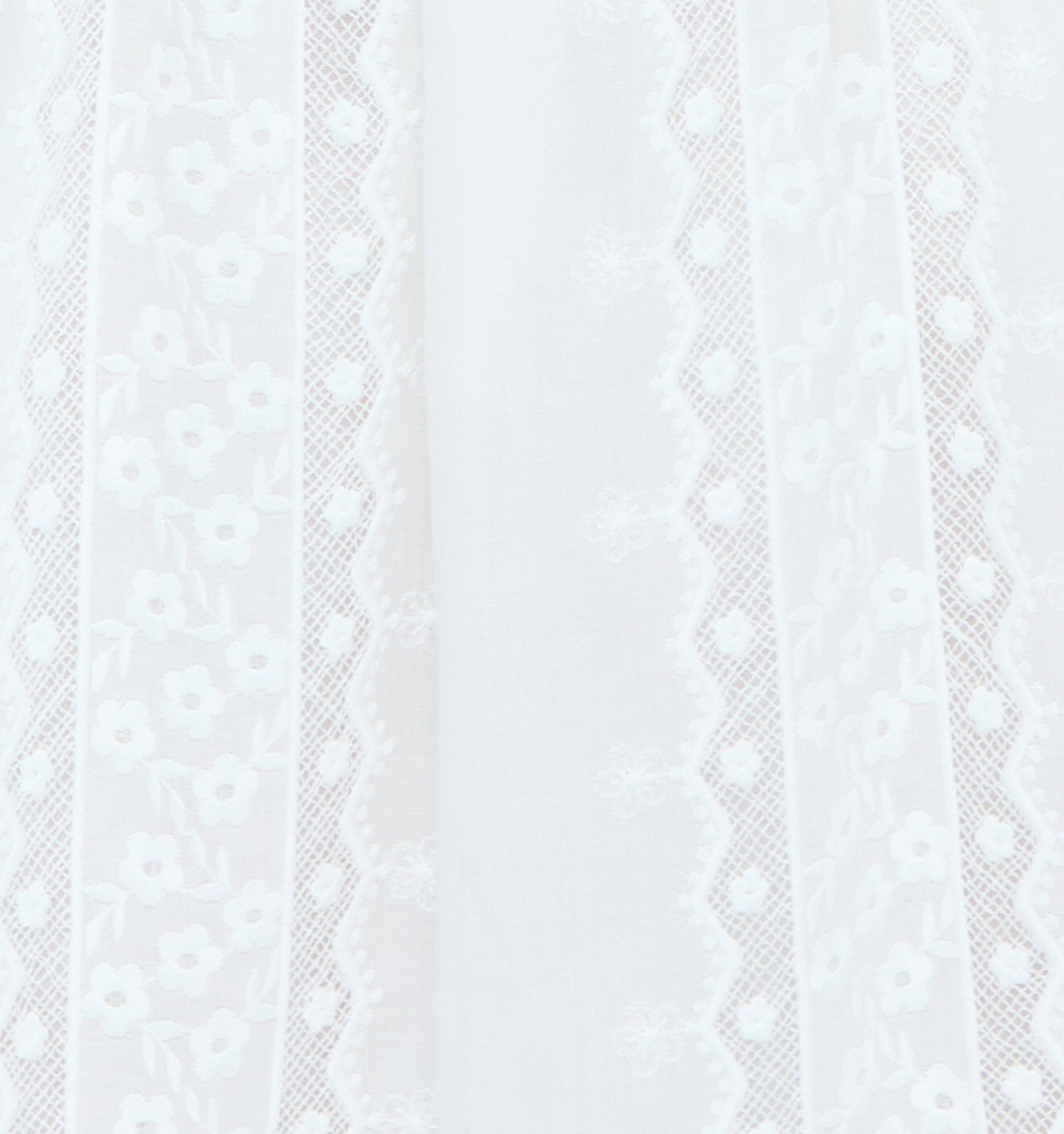 The Rosetta Nap Dress - White Broderie Voile