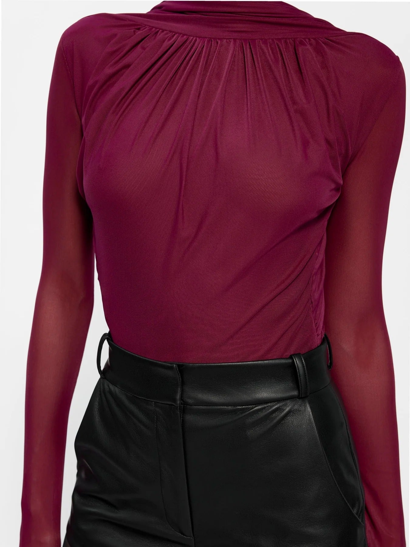Vihana Bodysuit - Burgundy