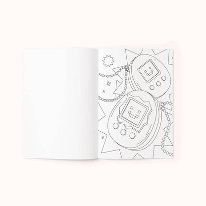 90's Nostalgia Colouring Book
