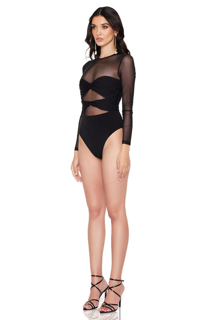 Nookie Intrigue Bodysuit - Black