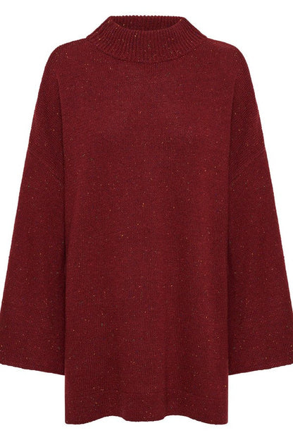 Bea Jumper - Burgundy Speckle