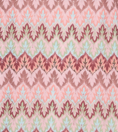 The Zoey Maxi Skirt - Pink Multi Smooth Shimmer Knit