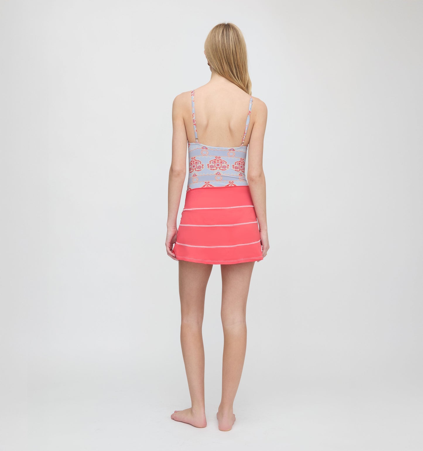 The Riley Pool Skirt - Coral