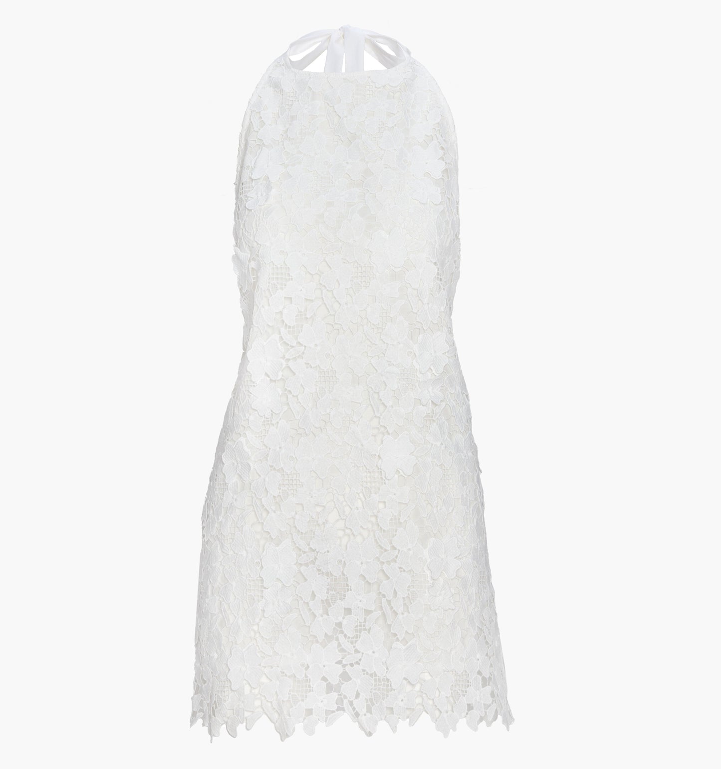The Sasha Dress - White Floral Lace