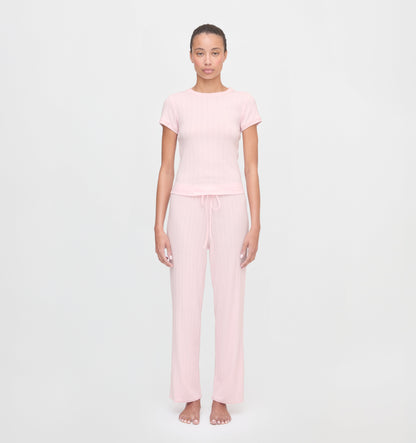 The Cleo Pointelle Set - Light Pink