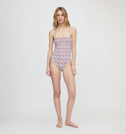 The Giana One Piece - Diamond Cherries Red