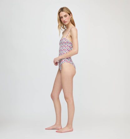 The Giana One Piece - Diamond Cherries Red