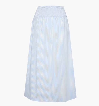 The Delphine Nap Skirt - Blue/White Stripe