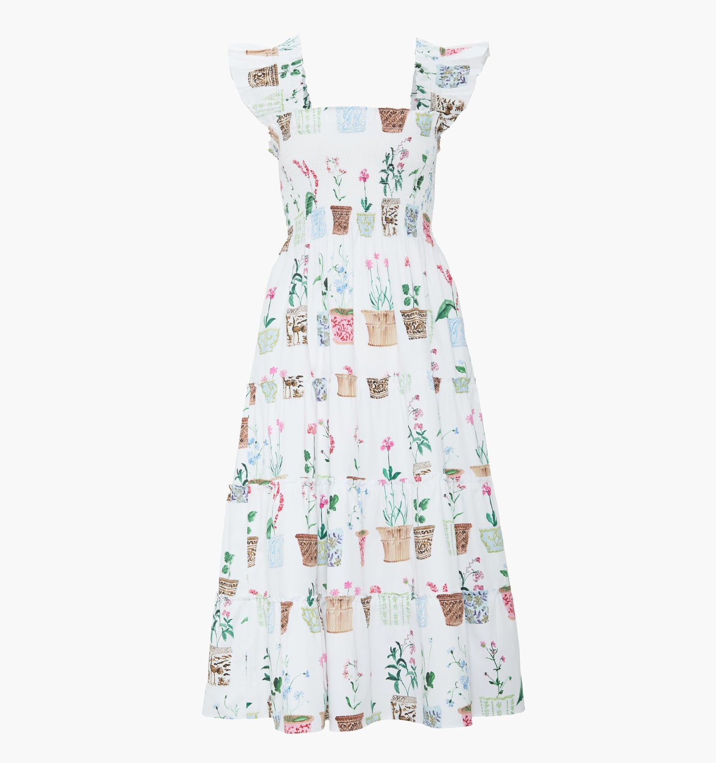 The Ellie Nap Dress - Flower Pots