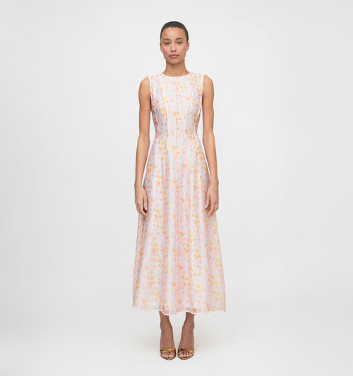 The Leanne Dress - Sunwashed Petals