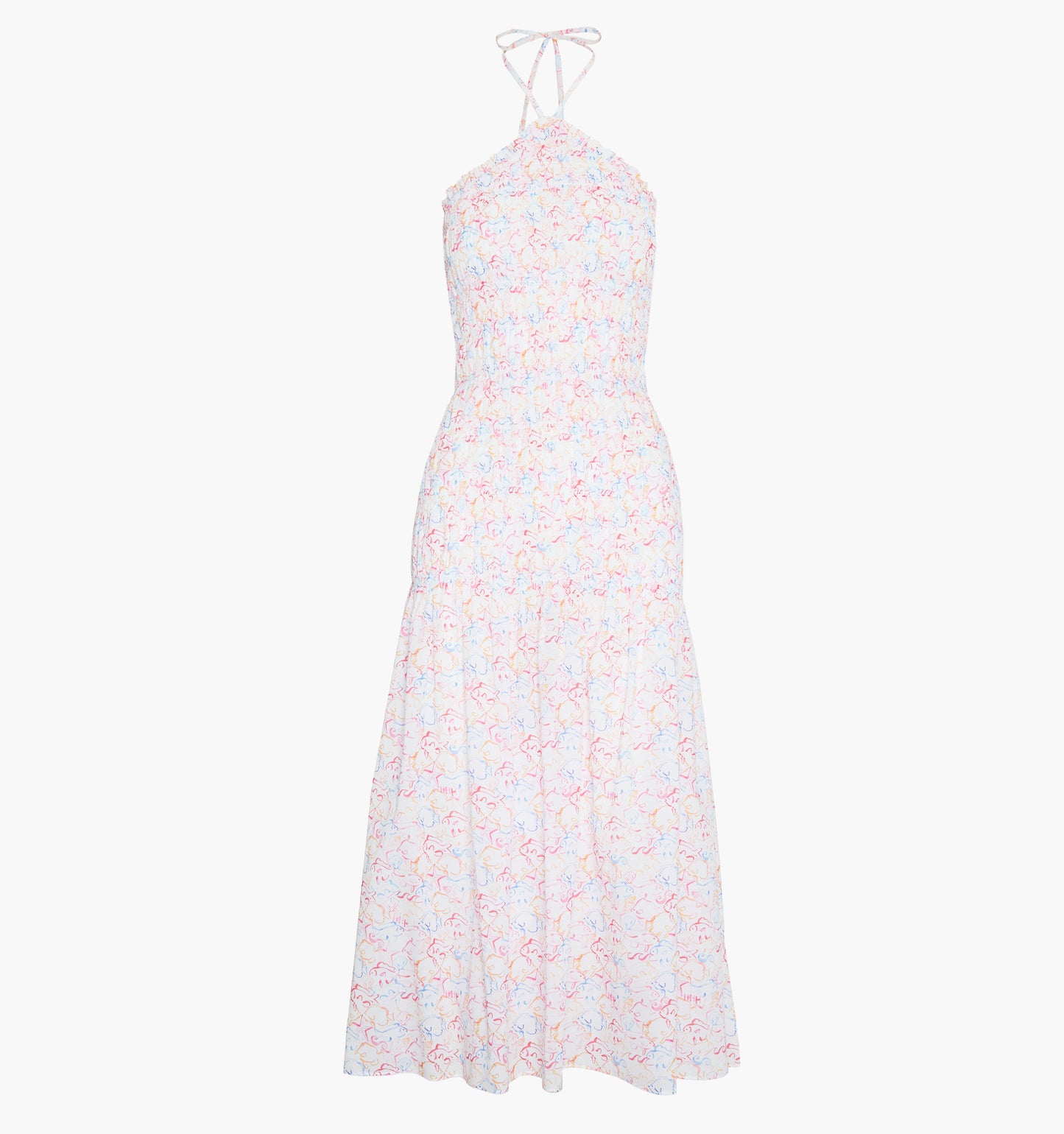The Lenora Beach Dress - Camo Fish