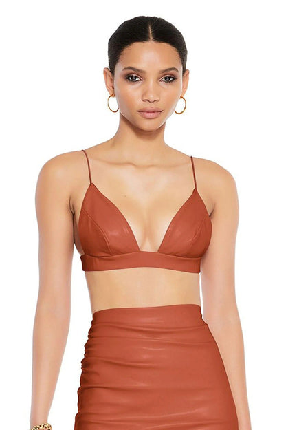 Nookie Rebel Crop - Tan