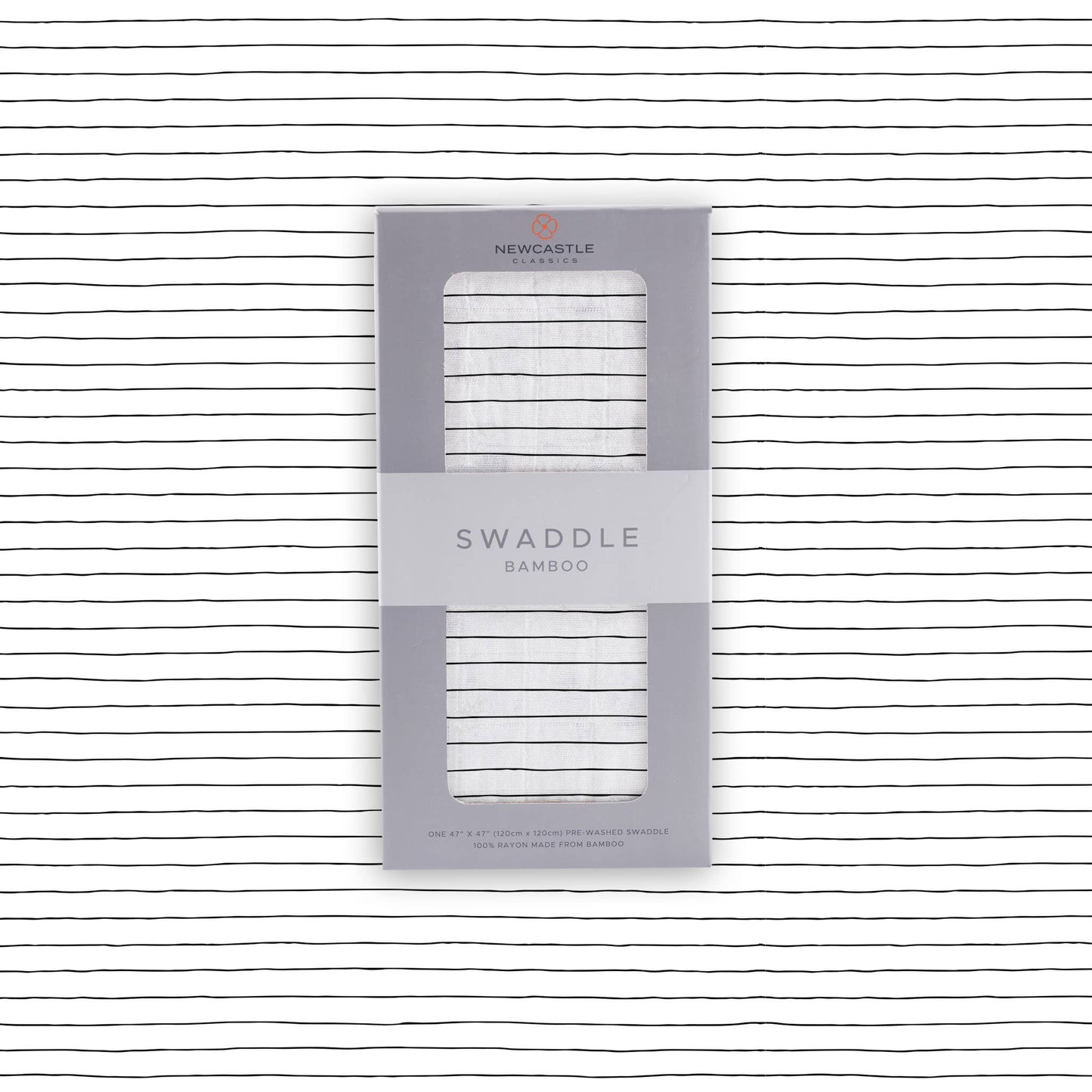 BABY - Pencil Stripe Bamboo Swaddle