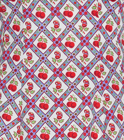 The Tiny Ellie Nap Dress - Diamond Cherries Red