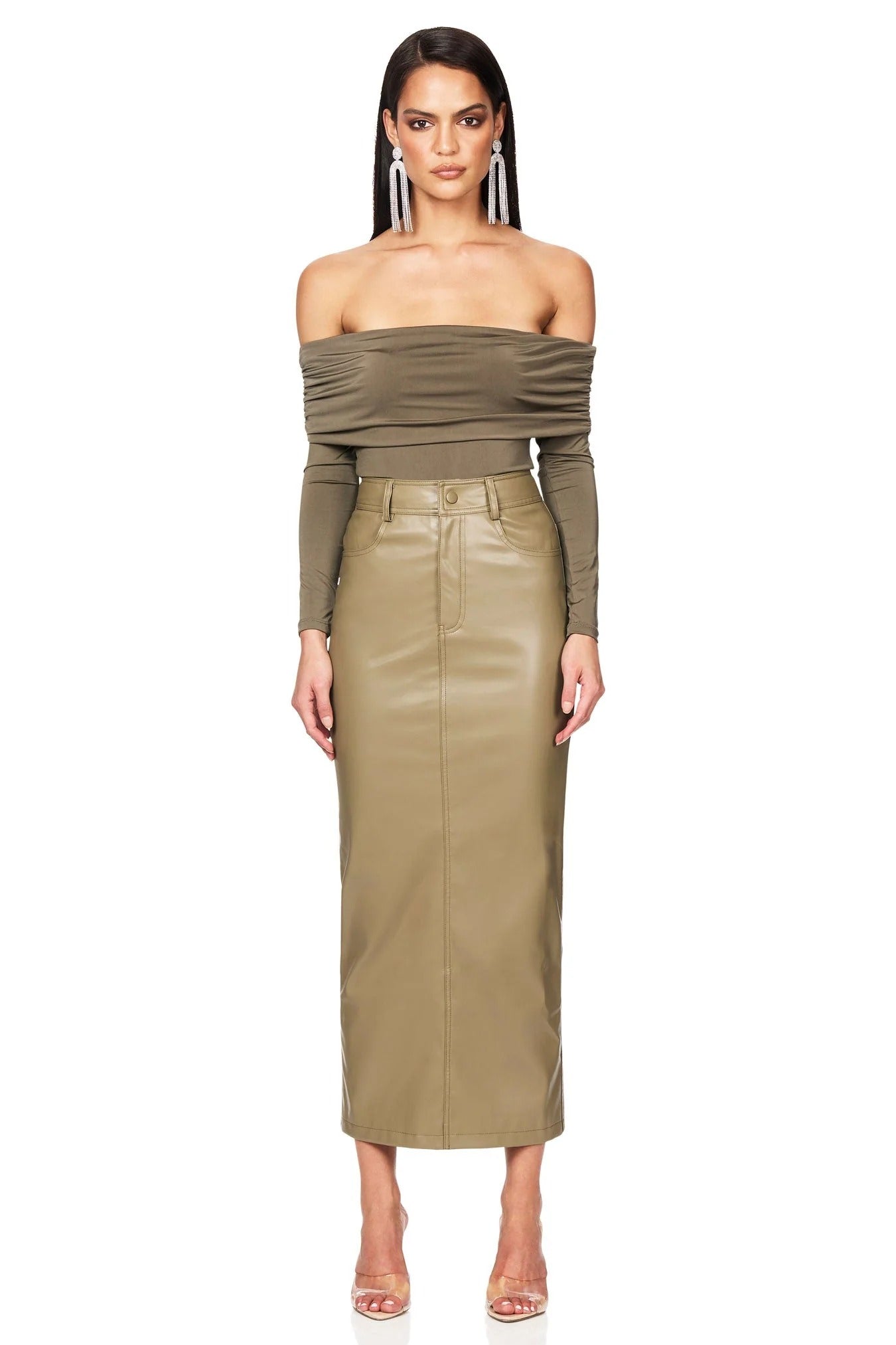 Nookie Element Bodysuit - Khaki