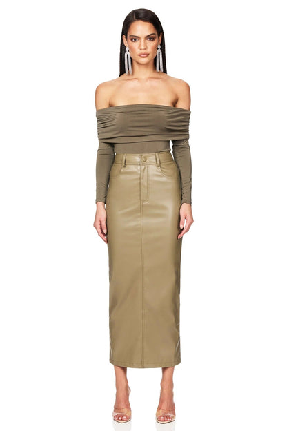 Nookie Element Bodysuit - Khaki
