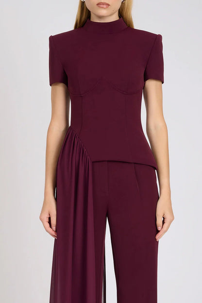 Caitlin Top - Deep Plum