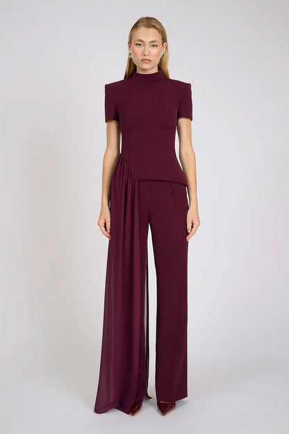 Caitlin Top - Deep Plum