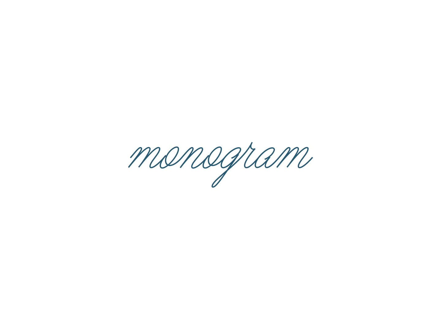 Monogram Fee $10