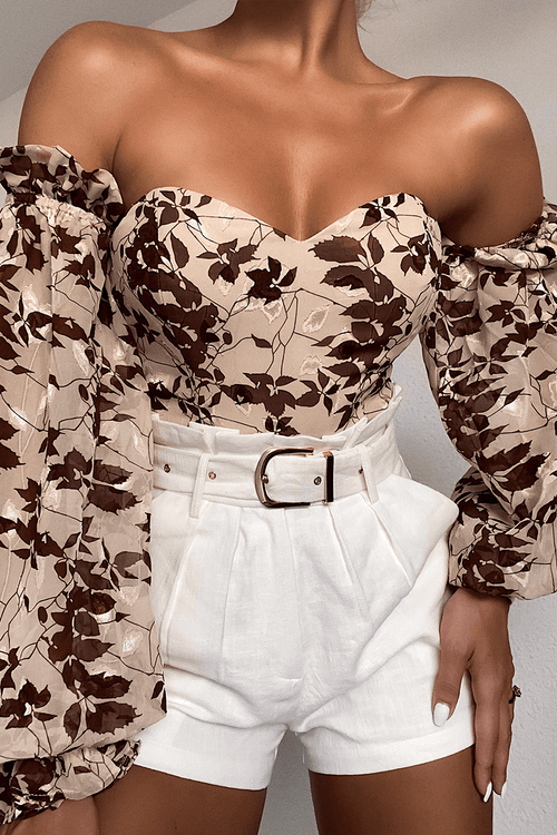 Oriana Bodysuit - Gold Leaf