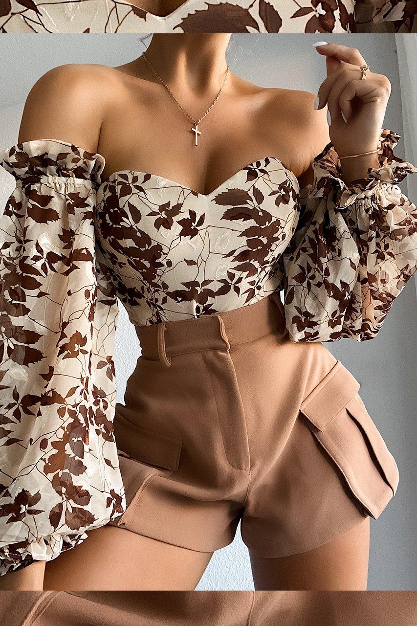 Oriana Bodysuit - Gold Leaf