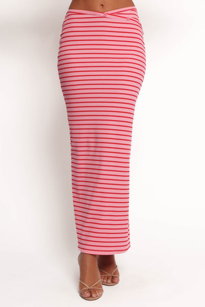 Adeline Two Piece Set - Pink Red